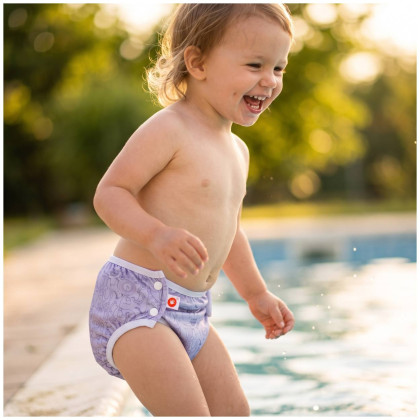 Infant swim nappy XKKO OneSize - Safari Lavender Aura