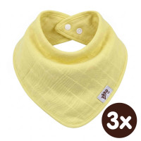 Bamboo bandana XKKO BMB - Lemon 3x1ps Wholesale packing