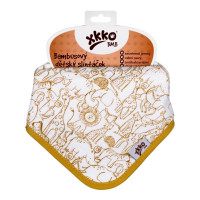 Bamboo bandana XKKO BMB Safari - W/Honey Mustard