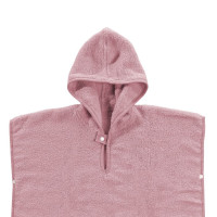 Organic cotton terry Poncho XKKO Organic - Baby Pink Stars 5x1ps (Wholesale pack.)