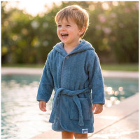 Organic Cotton Terry Bathrobe XKKO Organic - Mountain Spring