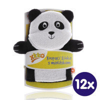 XKKO Cotton Bath Glove - Panda 12x1ps (Wholesale pack.)