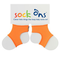 Sock Ons Orange 6-12m