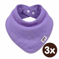 Bamboo bandana XKKO BMB - Lilac 3x1ps Wholesale packing