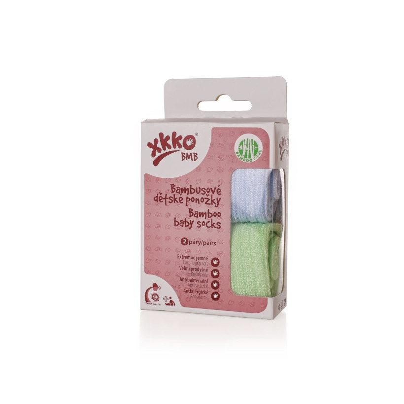 Bamboo Socks XKKO BMB - Pastels For Boys 5x box (Wholesale package)