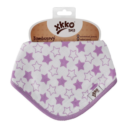 Bamboo bandana XKKO BMB - Little Stars Lilac