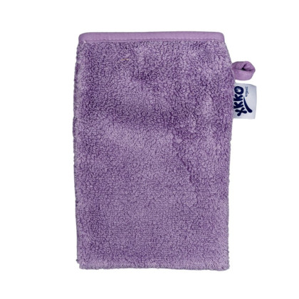 Organic cotton Terry Bath Glove XKKO Organic - Lavender Aura