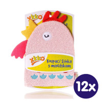 XKKO Cotton Bath Glove - Hen 12x1ps (Wholesale pack.)