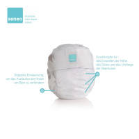SENEO Nappy Covers for Adults - White Size S