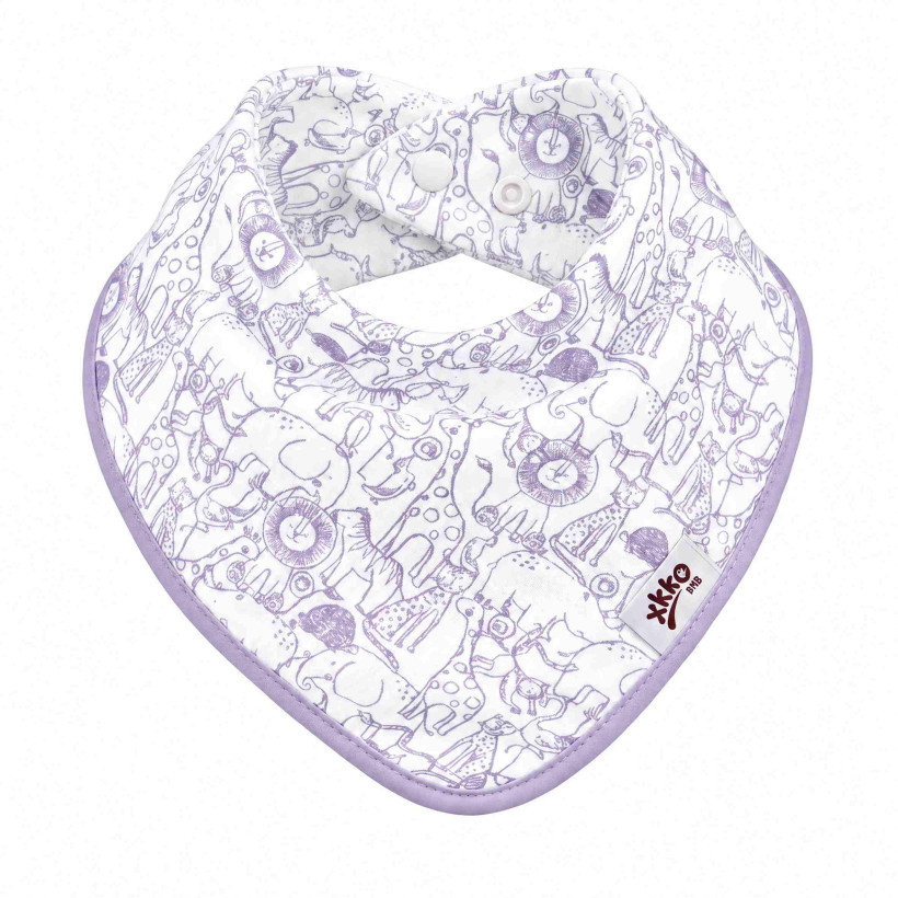 Bamboo bandana XKKO BMB Safari - W/Lavender Aura