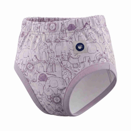 Organic Cotton Training pants XKKO Organic - Safari Lavender Aura