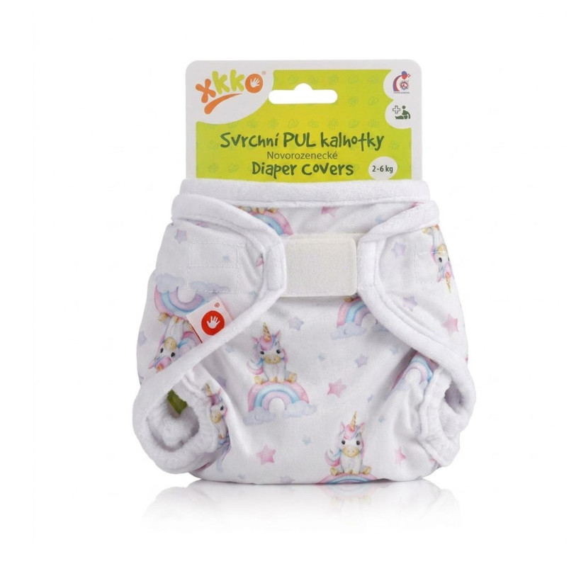 XKKO Diaper Cover Newborn - Unicorns