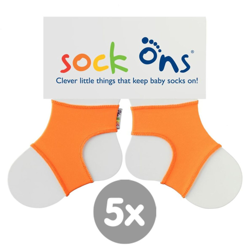 Sock Ons Orange 5x1 pair (Wholesale pack.)