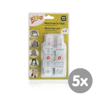 Multifunctional Clips XKKO - Scandinavian Mint MIX 5x2ps (Wholesale pack.)