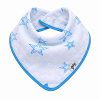 Bamboo bandana XKKO BMB - Cyan Stars 3x1ps Wholesale packing