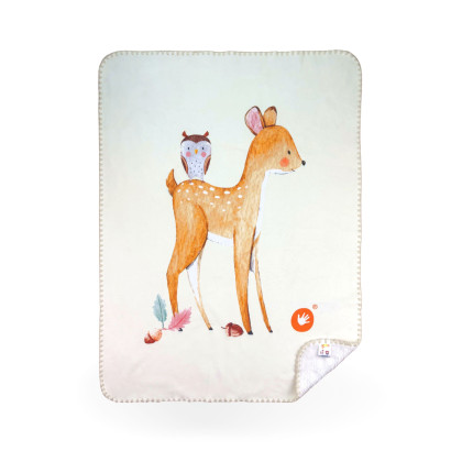 Spanish baby blanket XKKO LUX 75x100 - Deer