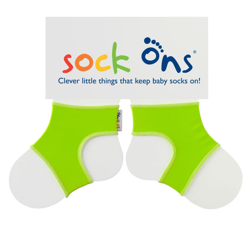 Sock Ons Lime 5x1 pair (Wholesale pack.)