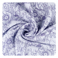 Bamboo muslins XKKO BMB 70x70 - Safari Lavender Aura MIX 3pcs