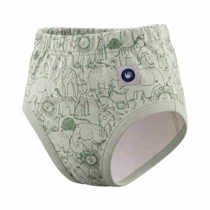 Organic Cotton Training pants XKKO Organic - Safari Granite Green