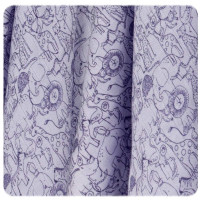 Bamboo muslin towel XKKO BMB 90x100 - Safari Lavender Aura