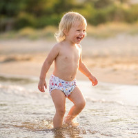 Infant swim nappy XKKO OneSize - Summer Meadow
