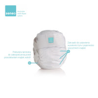 SENEO Nappy Covers for Adults - White Size S