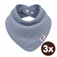 Bamboo bandana XKKO BMB - Silver 3x1ps Wholesale packing