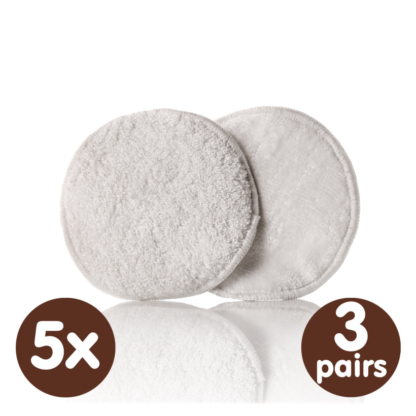 Bamboo Breast Pads XKKO BMB - Natural 5x6ps (Wholesale pack.)