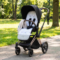 Stroller Seat Liner XKKO LUX - Sky Whale