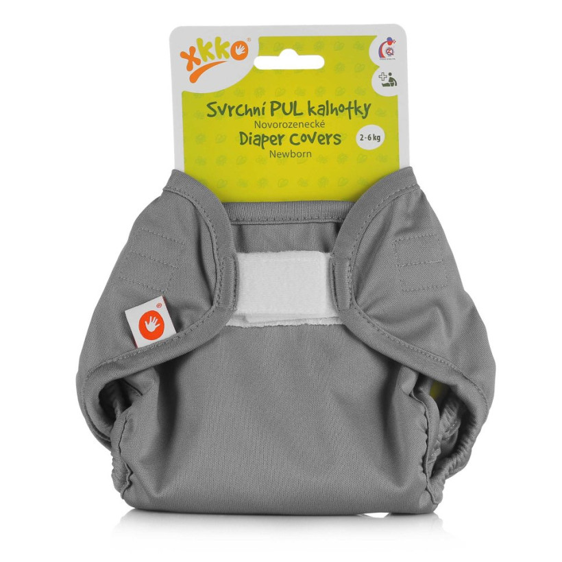 XKKO Diaper Cover Newborn - Grey