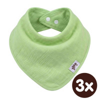 Bamboo bandana XKKO BMB - Lime 3x1ps Wholesale packing