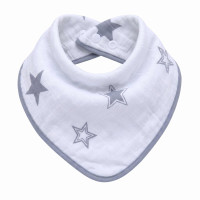 Bamboo bandana XKKO BMB - Silver Stars 3x1ps Wholesale packing