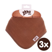 Bamboo bandana XKKO BMB - Milk Choco 3x1ps Wholesale packing