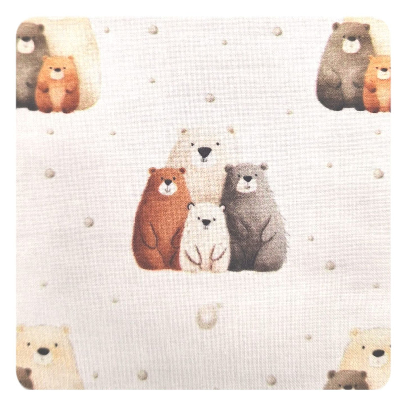 Car Seat Wrap XKKO LUX - Bear Family