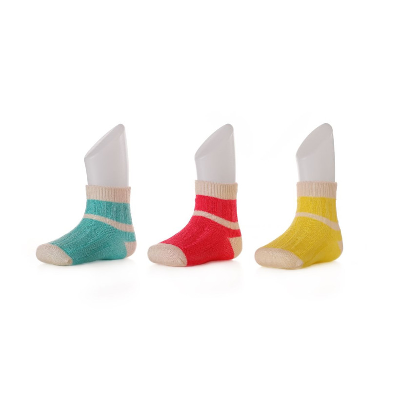 Bamboo Socks XKKO BMB - Stripes For Girls 2nd Quality