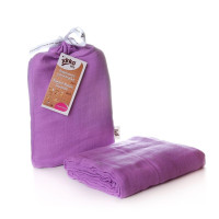 Bamboo swaddle XKKO BMB 120x120 - Lilac