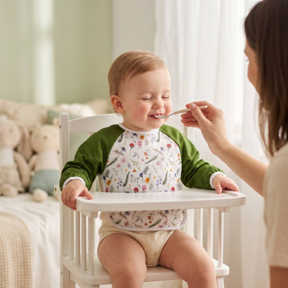 XKKO long-sleeve bib - Summer Meadow