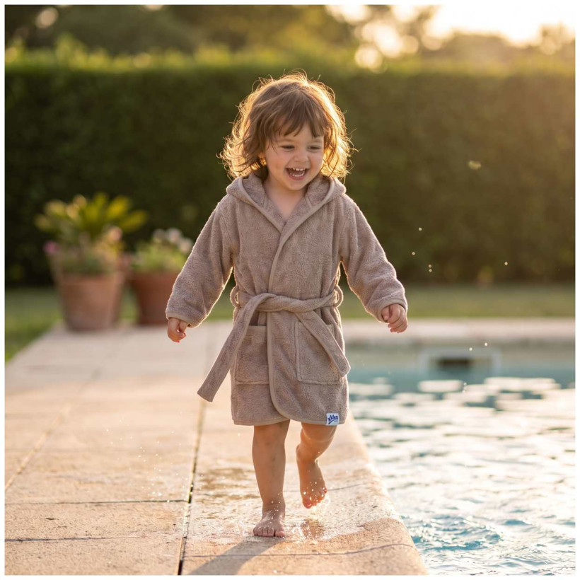 Organic Cotton Terry Bathrobe XKKO Organic - Atmosphere