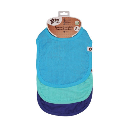 Bamboo Burp Cloth XKKO BMB - Ocean Blue MIX 3ps