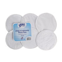 Breast Pads XKKO Organic - White 5x6ps (Wholesale pack.)