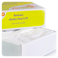 Hight Density Cotton Muslins XKKO LUX 80x80 - White 20x10ps (Wholesale pack.)