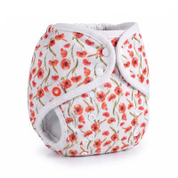 XKKO Diaper Cover One Size - Red Poppies