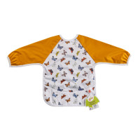 XKKO long-sleeve bib - Butterflies