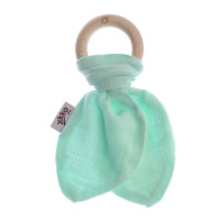 XKKO BMB Bamboo teether with Leaves - Mint