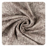 Bamboo muslins XKKO BMB 70x70 - Safari Atmosphere MIX 3pcs