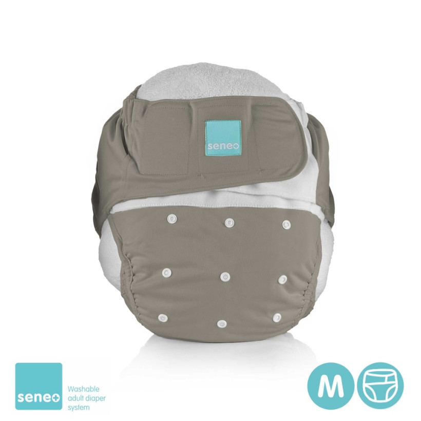 SENEO Nappy Covers for Adults - Grey Size M