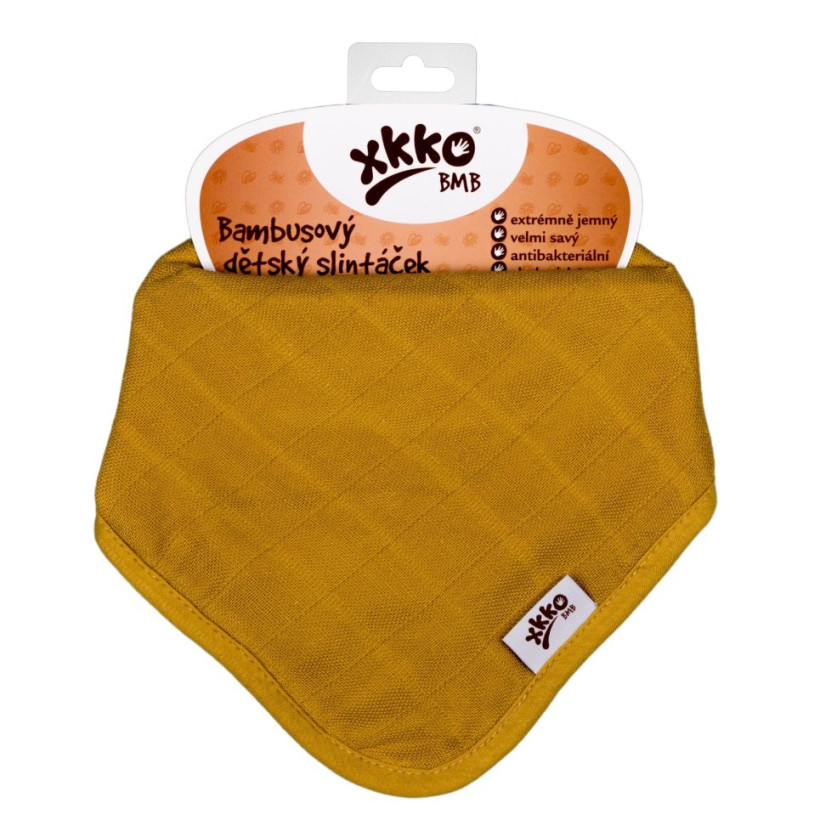 Bamboo bandana XKKO BMB Colours - Honey Mustard