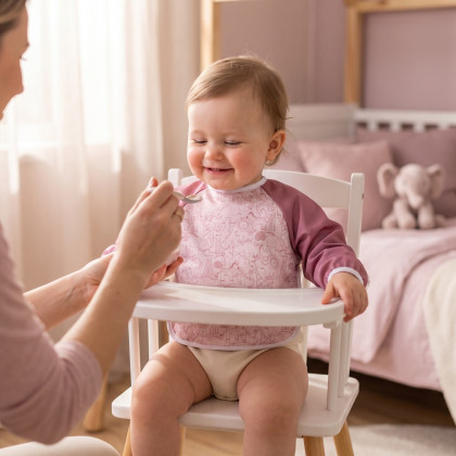 XKKO long-sleeve bib - Safari Mesa Rose