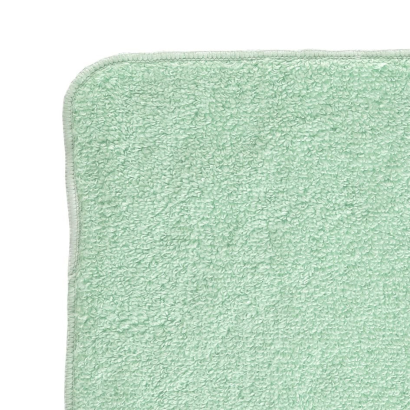 Organic cotton terry wipes XKKO Organic 21x21 - Mint