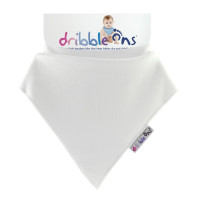 Dribble Ons White 3x1ps (Wholesale pack.)